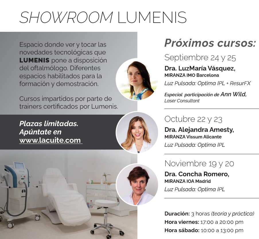 Curso Showroom Lumenis Luz Pulsada- Optima IPL
